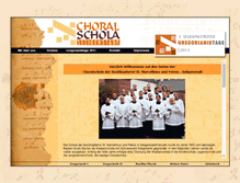 Tablet Screenshot of choralschola.basilika.de